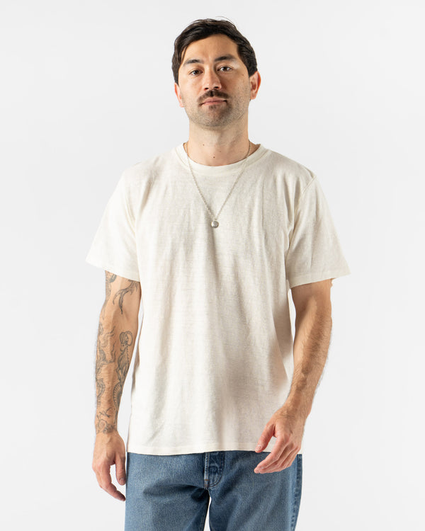 Jungmaven Mana 10 Tee in Washed White