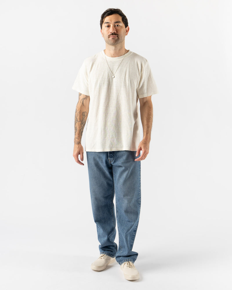 Jungmaven Mana 10 Tee in Washed White