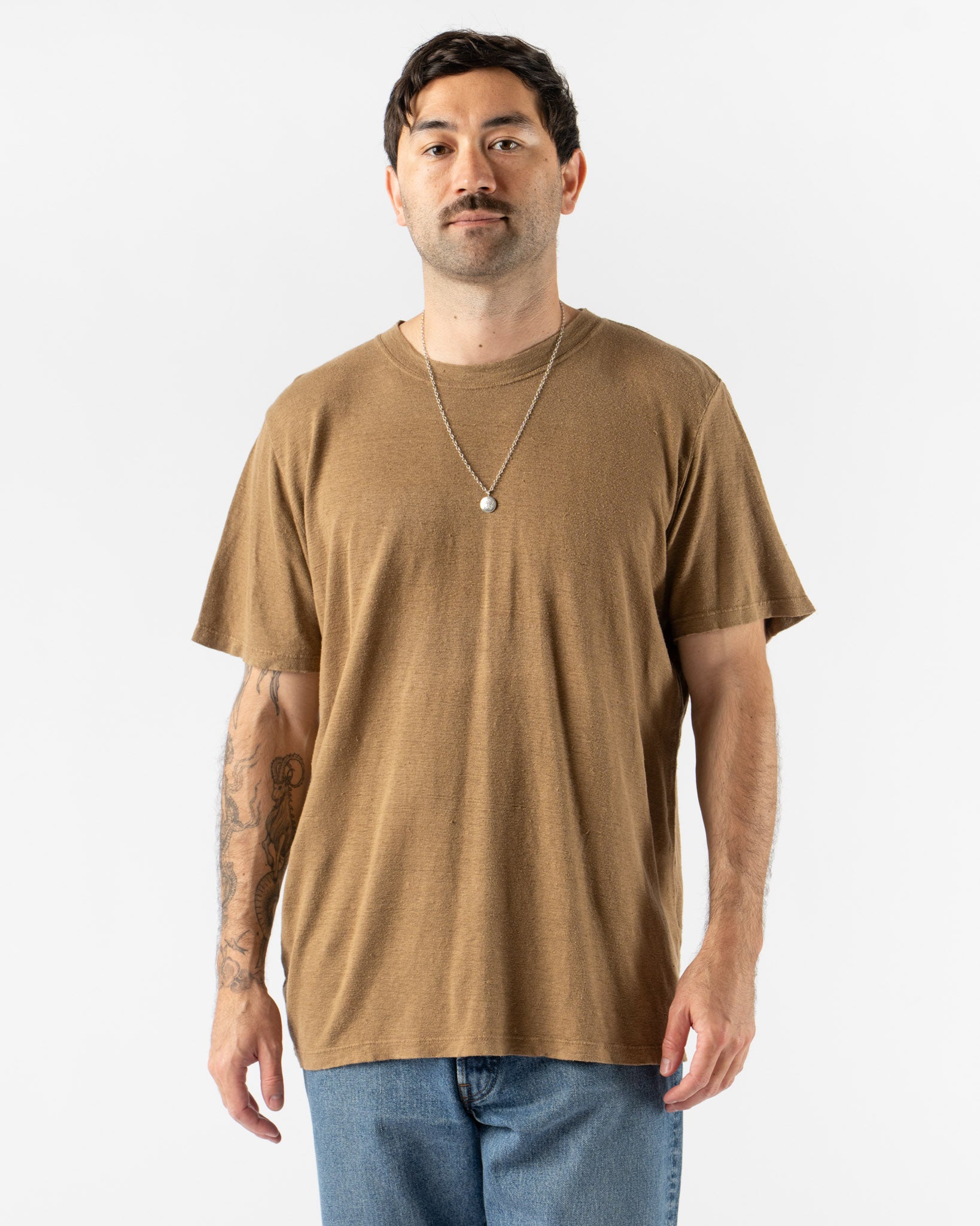 Jungmaven Mana 7 Tee in Coyote