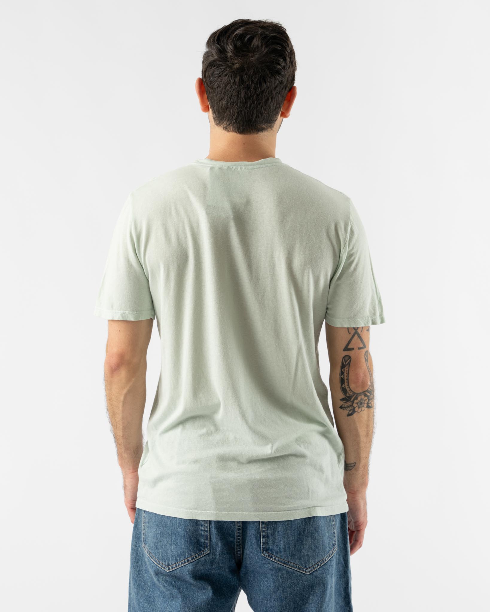 Jungmaven Basic Tee in Seafoam Green
