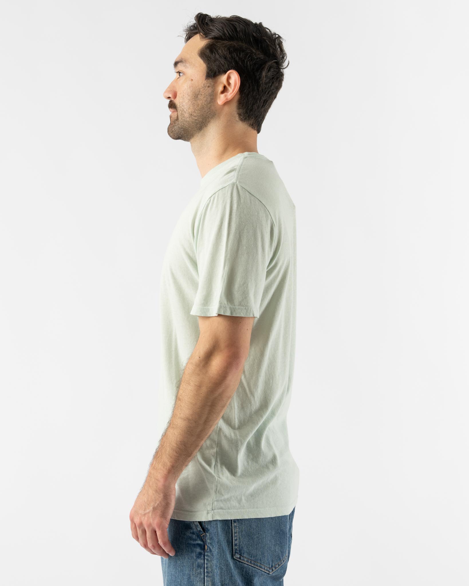 Jungmaven Basic Tee in Seafoam Green