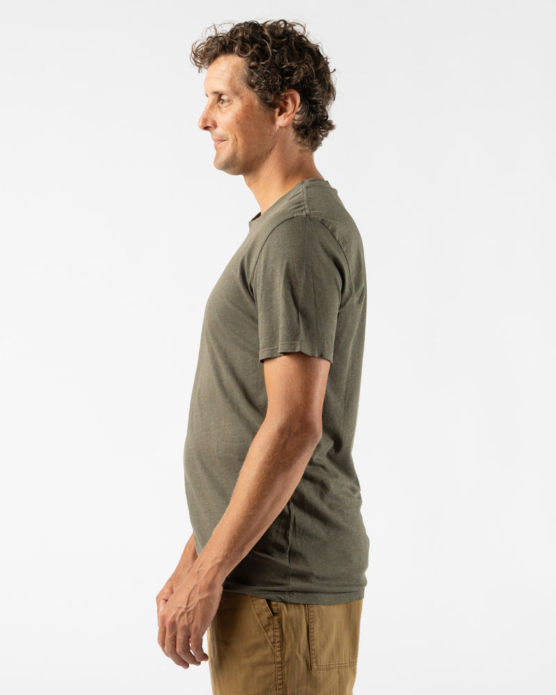 Jungmaven Basic Tee in Olive Green