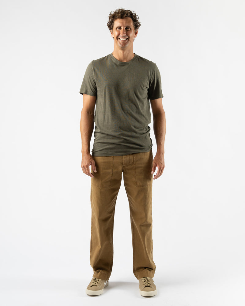 Jungmaven Basic Tee in Olive Green