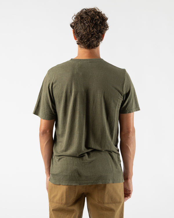 Jungmaven Mana 7 Tee in Olive Green