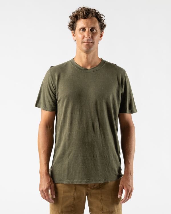 Jungmaven Mana 7 Tee in Olive Green