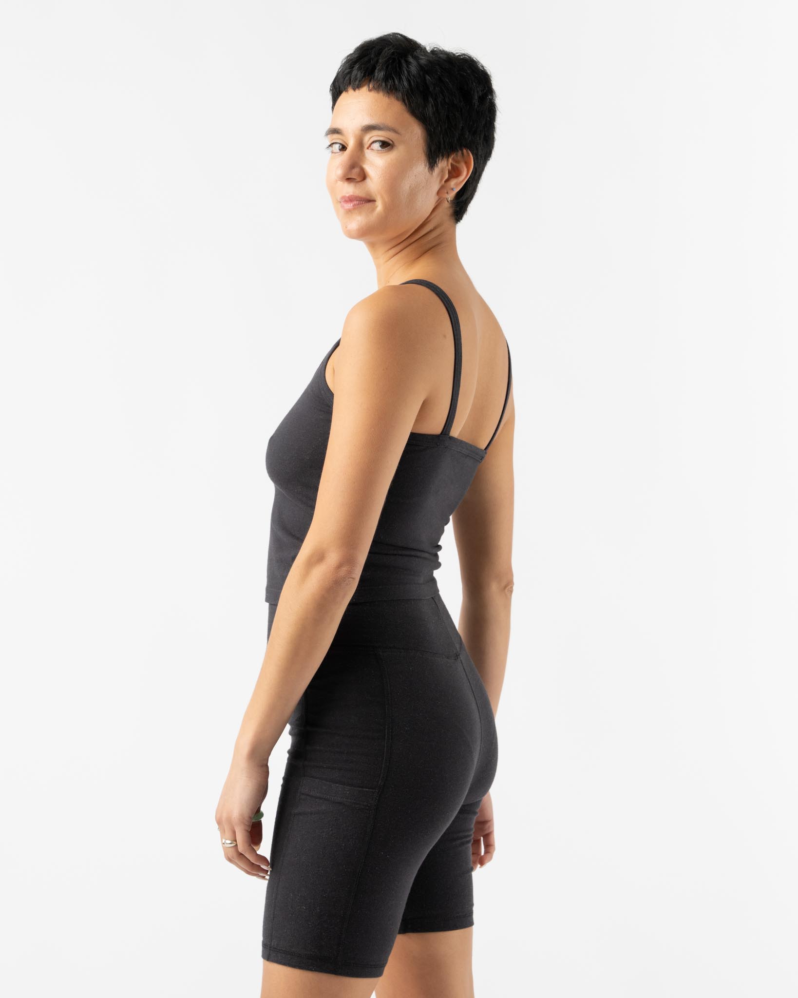 Jungmaven Spaghetti Tank in Black