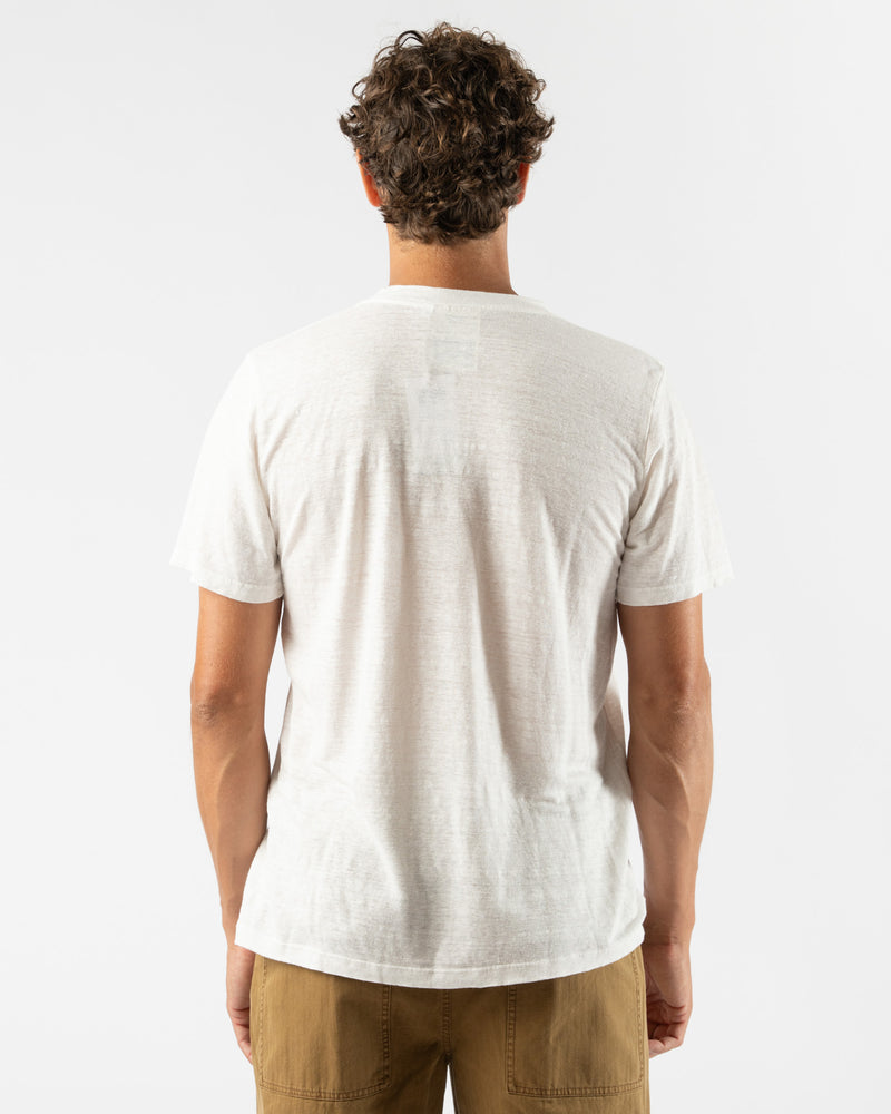 Jungmaven Mana 7 Tee in Washed White