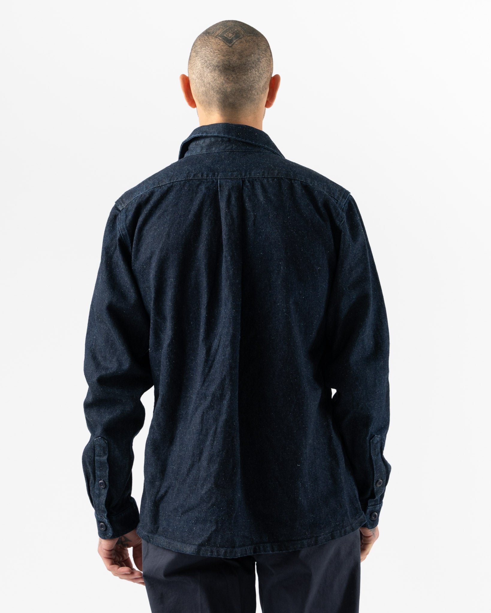 Jungmaven Topanga Shirt in Dark Denim