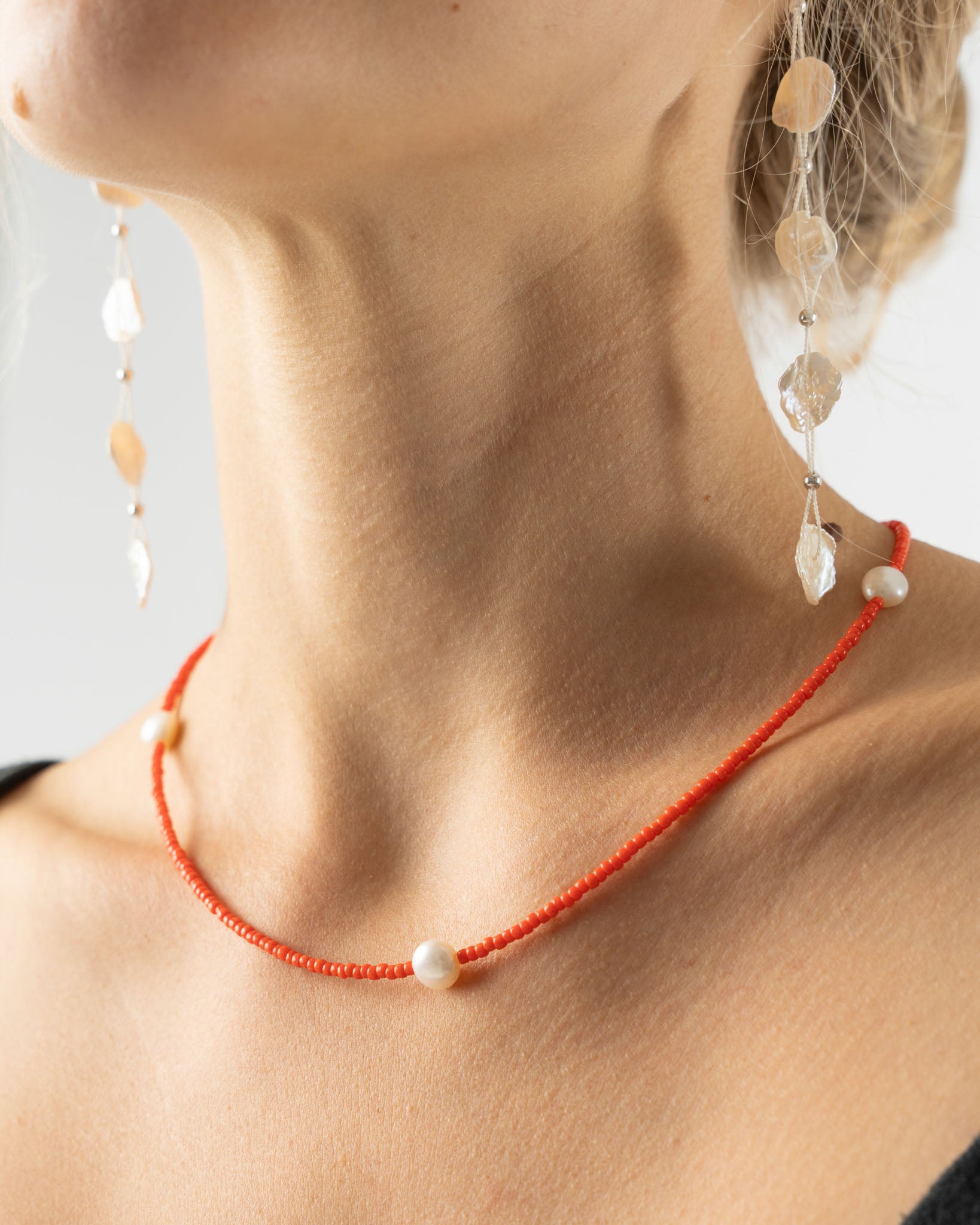 Santangelo Shoom Necklace in Orange