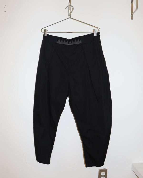 Pre-owned: Kapital Wide Leg Adjustable EasyGo Pant in Black