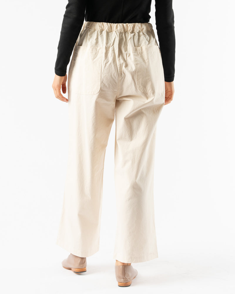 Kappy Two Tuck Wide Pants in Cream