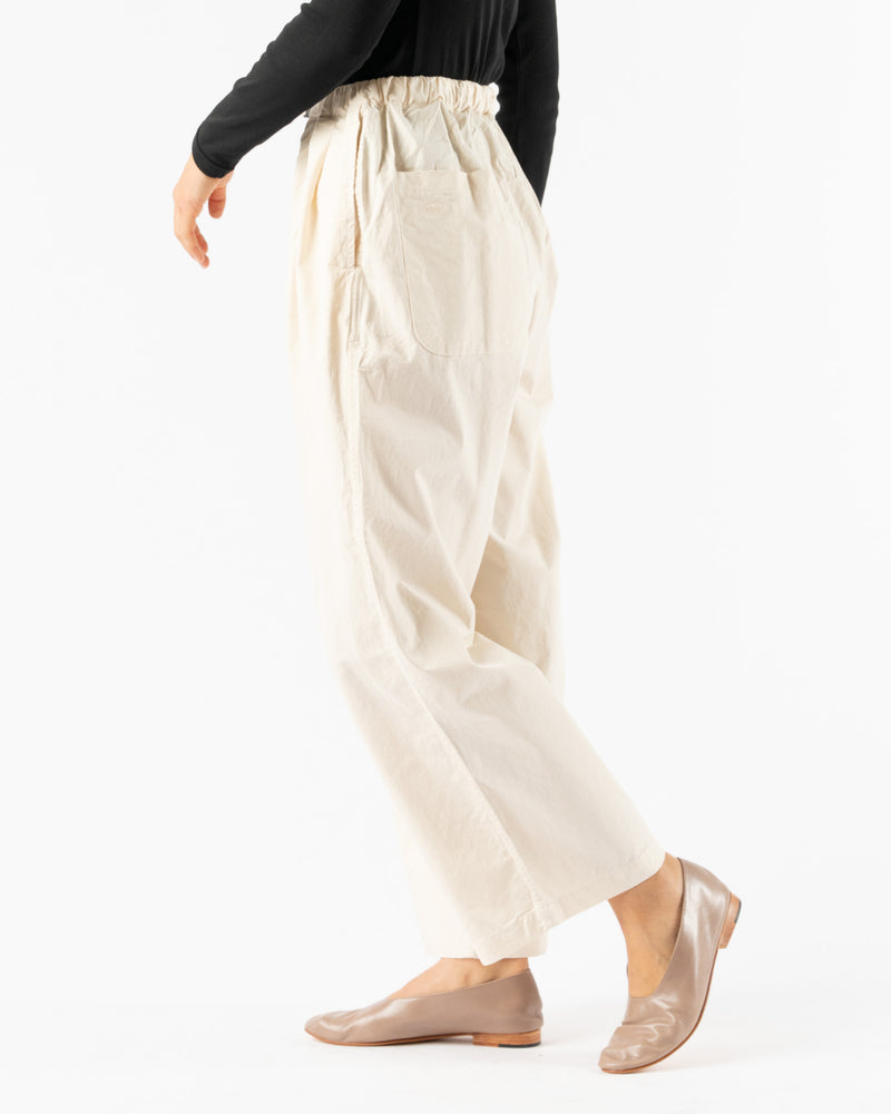 Kappy Two Tuck Wide Pants in Cream