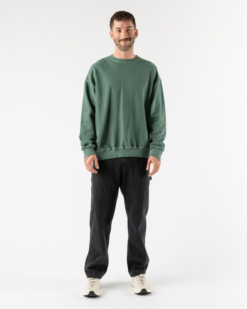 Kappy Pigment Sweatshirt in Deep Green