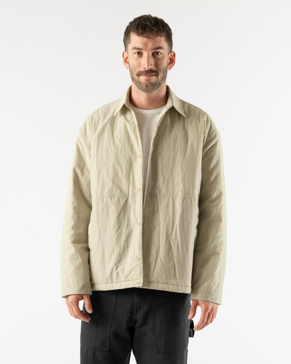 Kappy Ripstop Padding Jacket in Light Gray