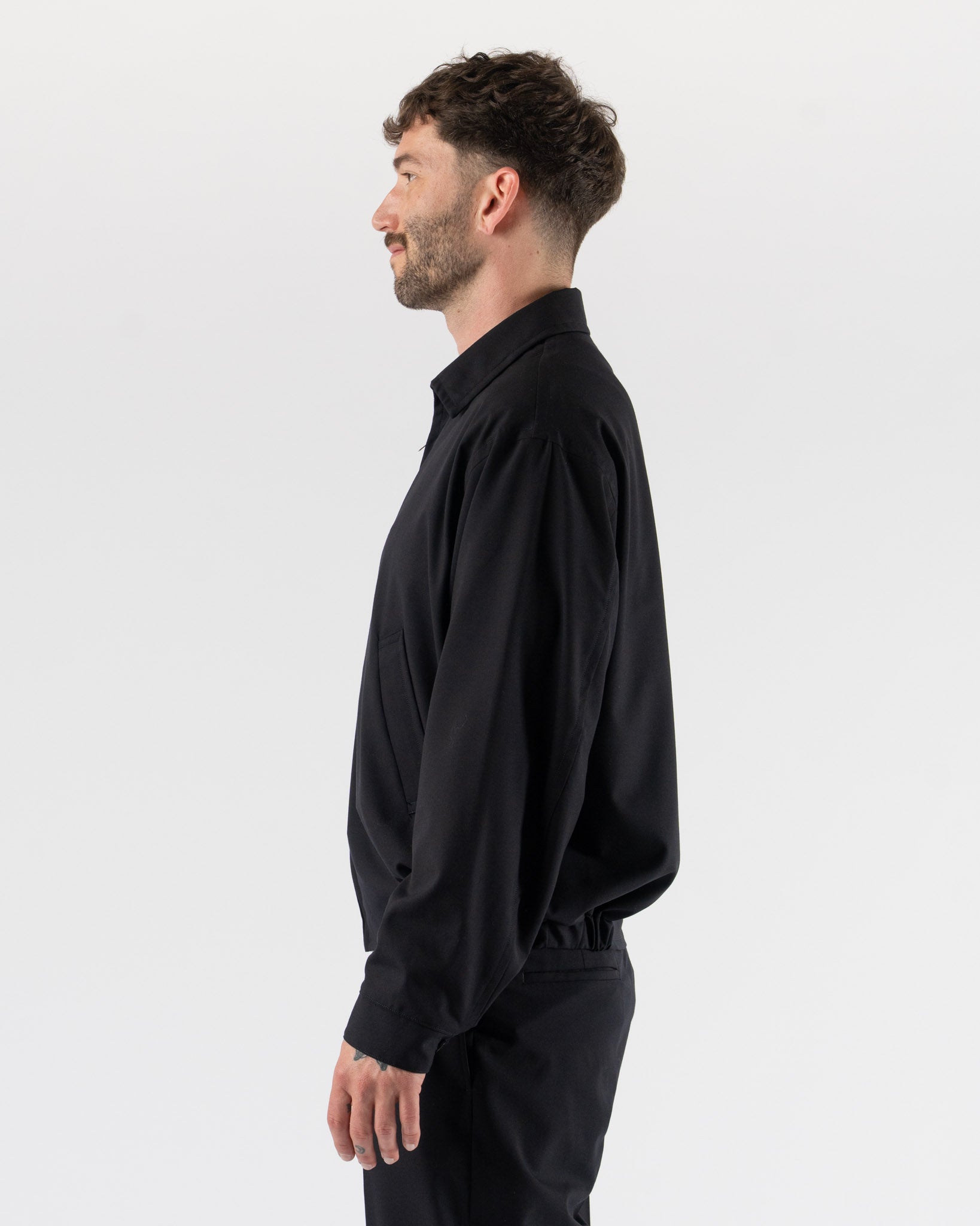 Kaptain Sunshine Blouson in Navy Curated at Jake and Jones