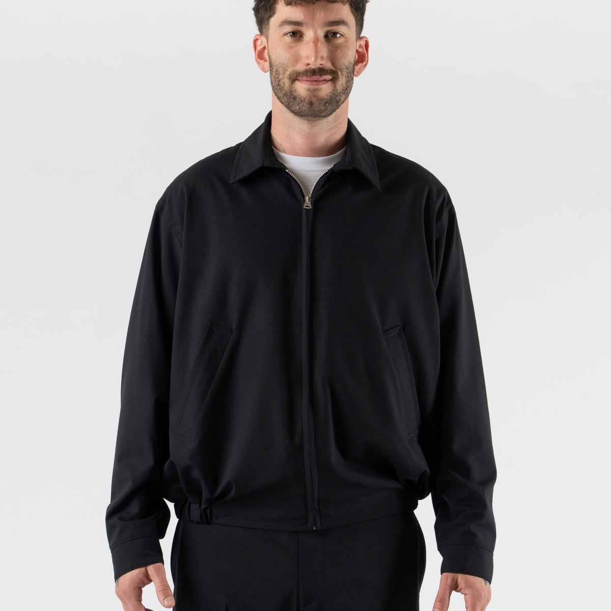 Kaptain Sunshine Blouson in Navy Curated at Jake and Jones