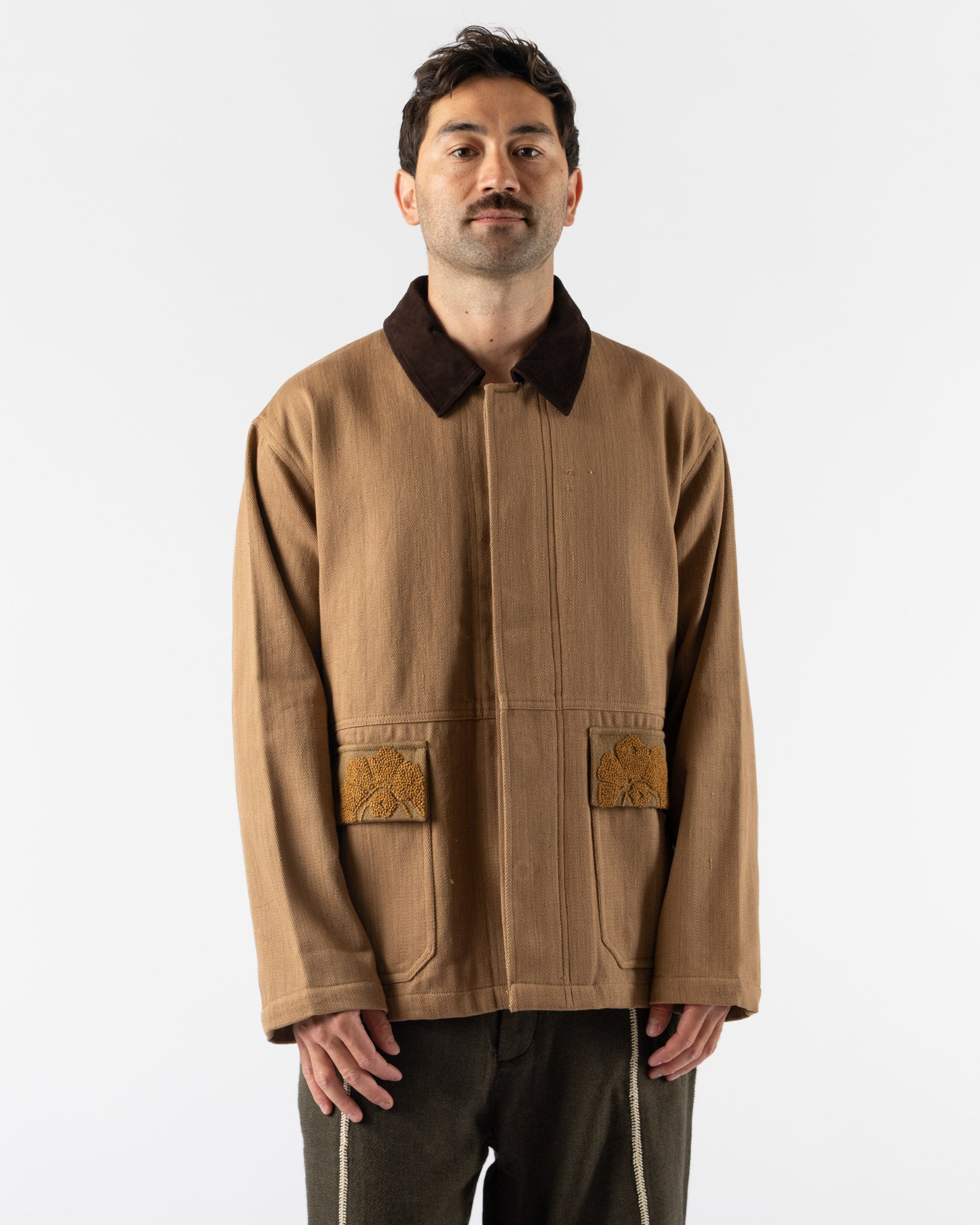 Kartik Research Jodhpur Jacket in Brown/Dust