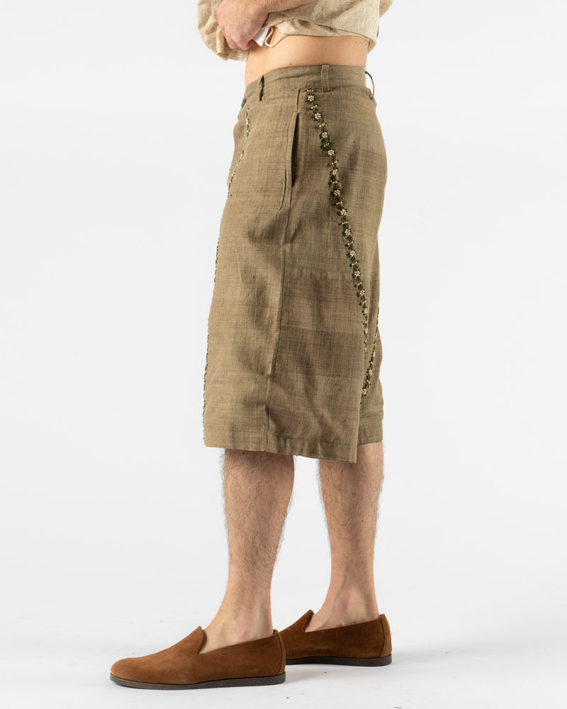 Kartik Research Big Shorts in Olive