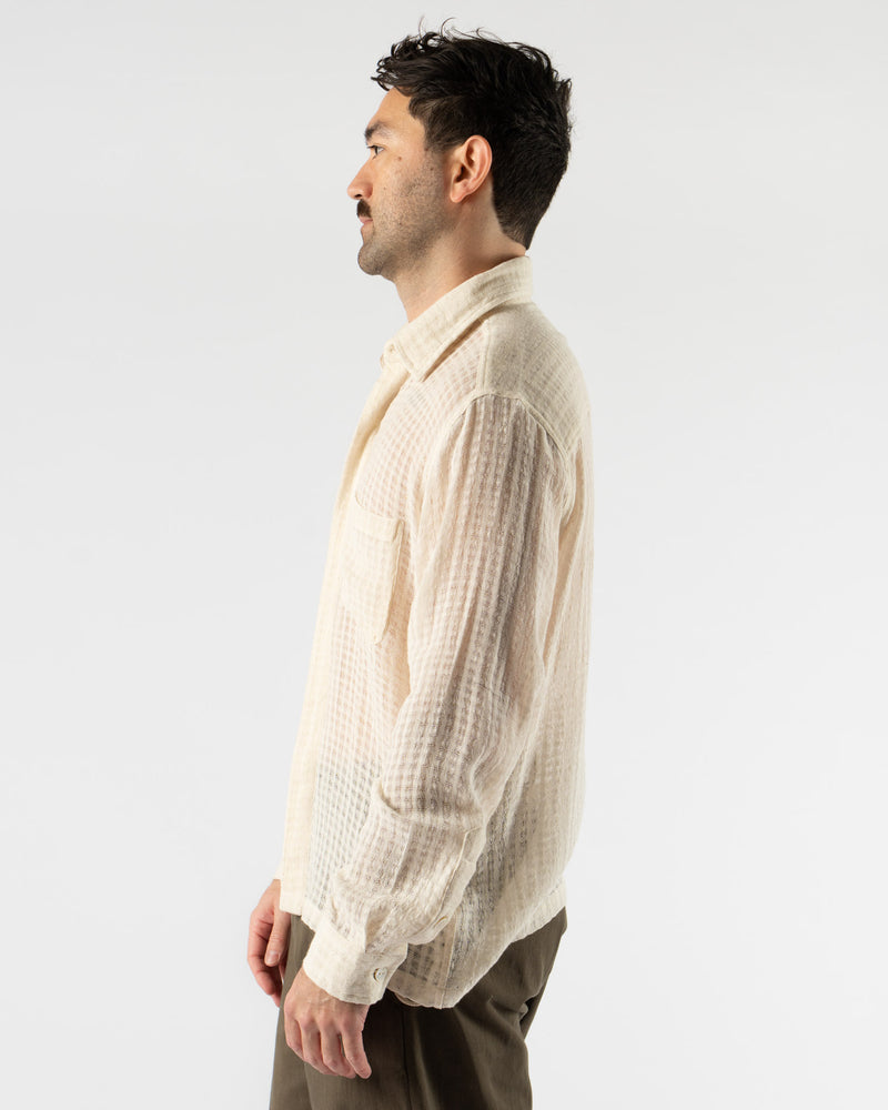 Kartik Research Box Shirt in White