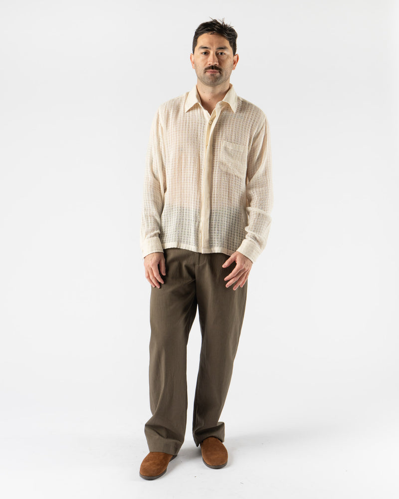 Kartik Research Box Shirt in White