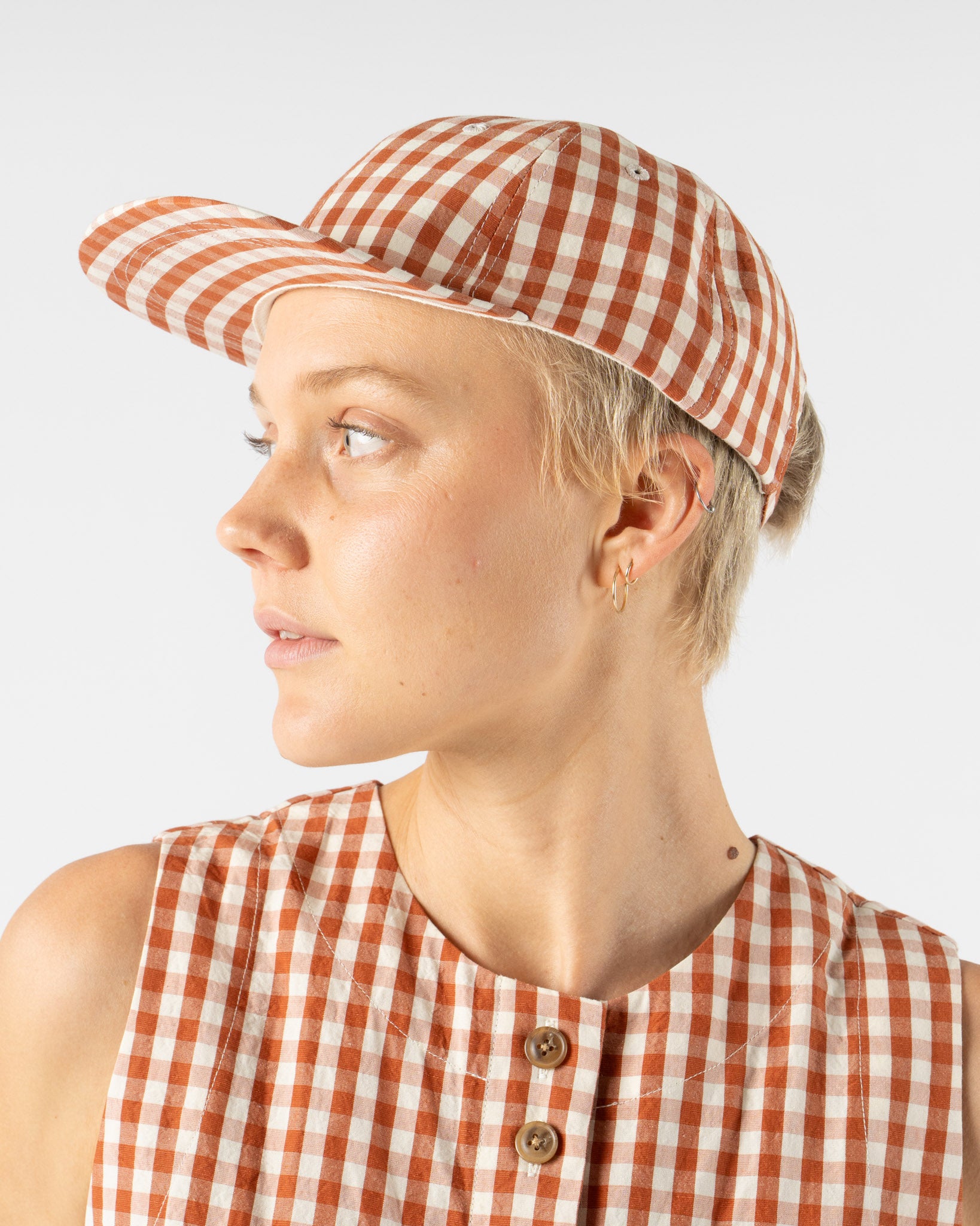 KasMaria Gingham Cap
