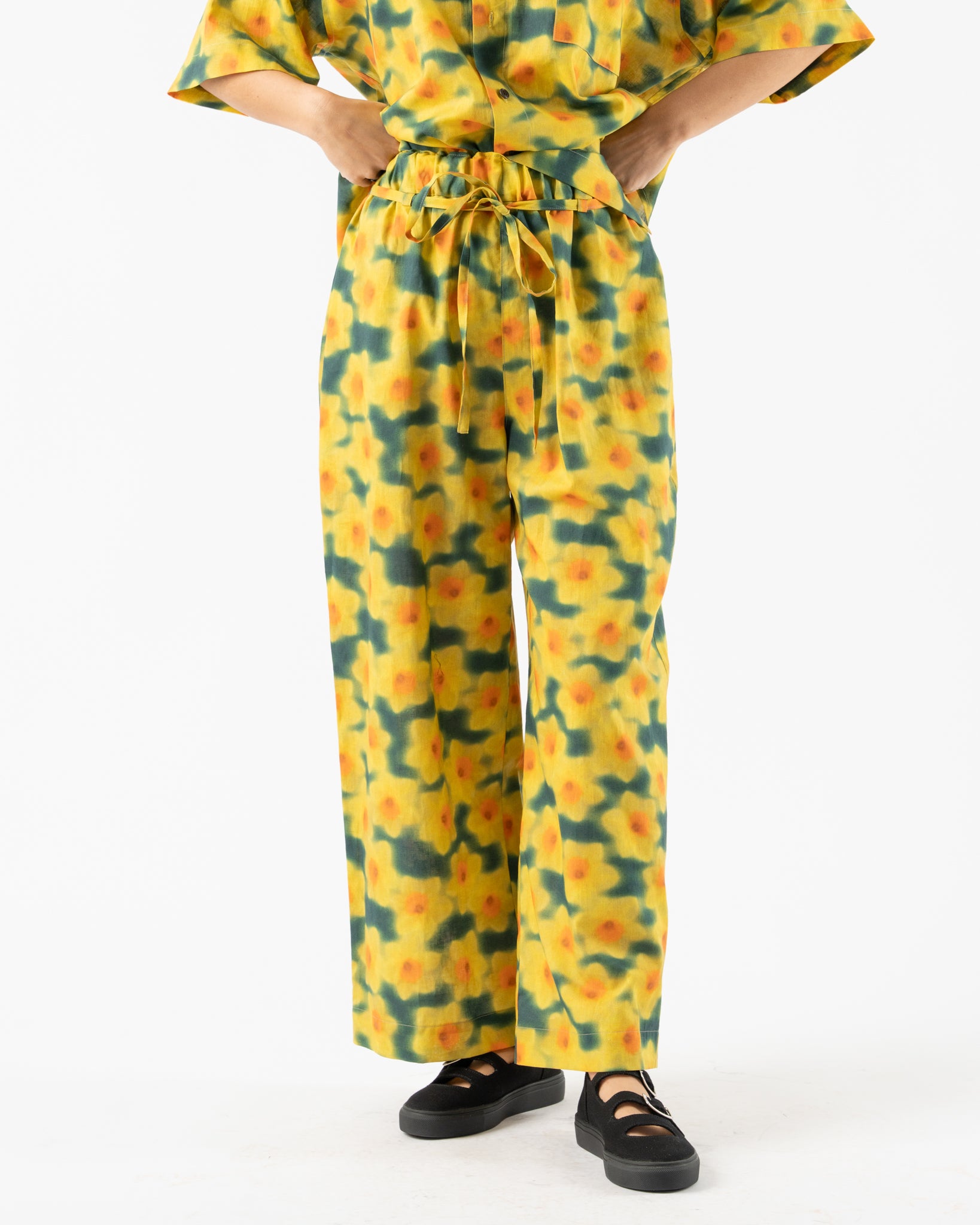 KasMaria Liberty of London Pants in Daffodil Print