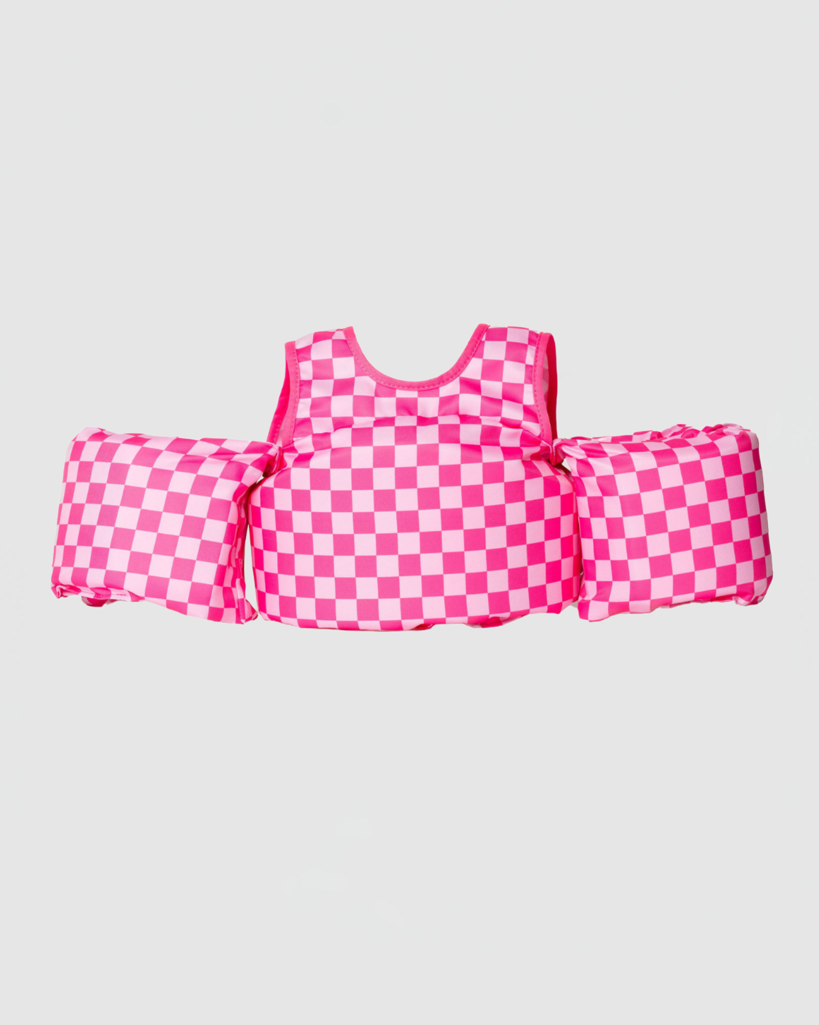 Drip Floats Pink Checkered Kids Floaties