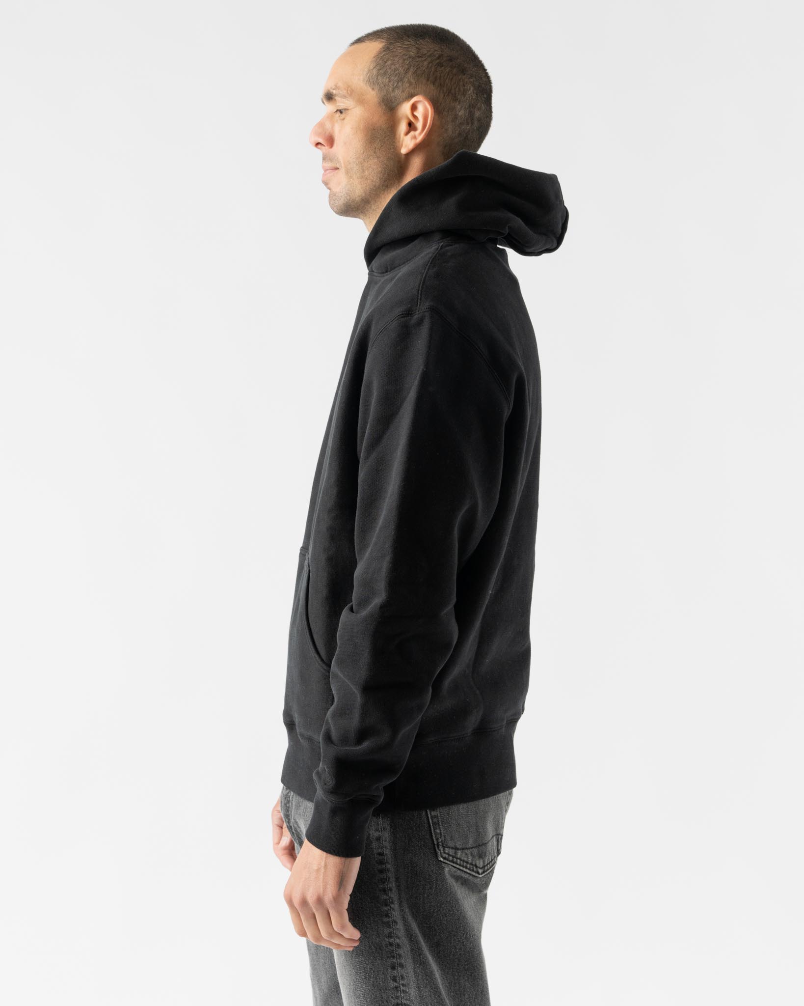 Knickerbocker Arctic Knit Hoodie in Black Curated at Jake