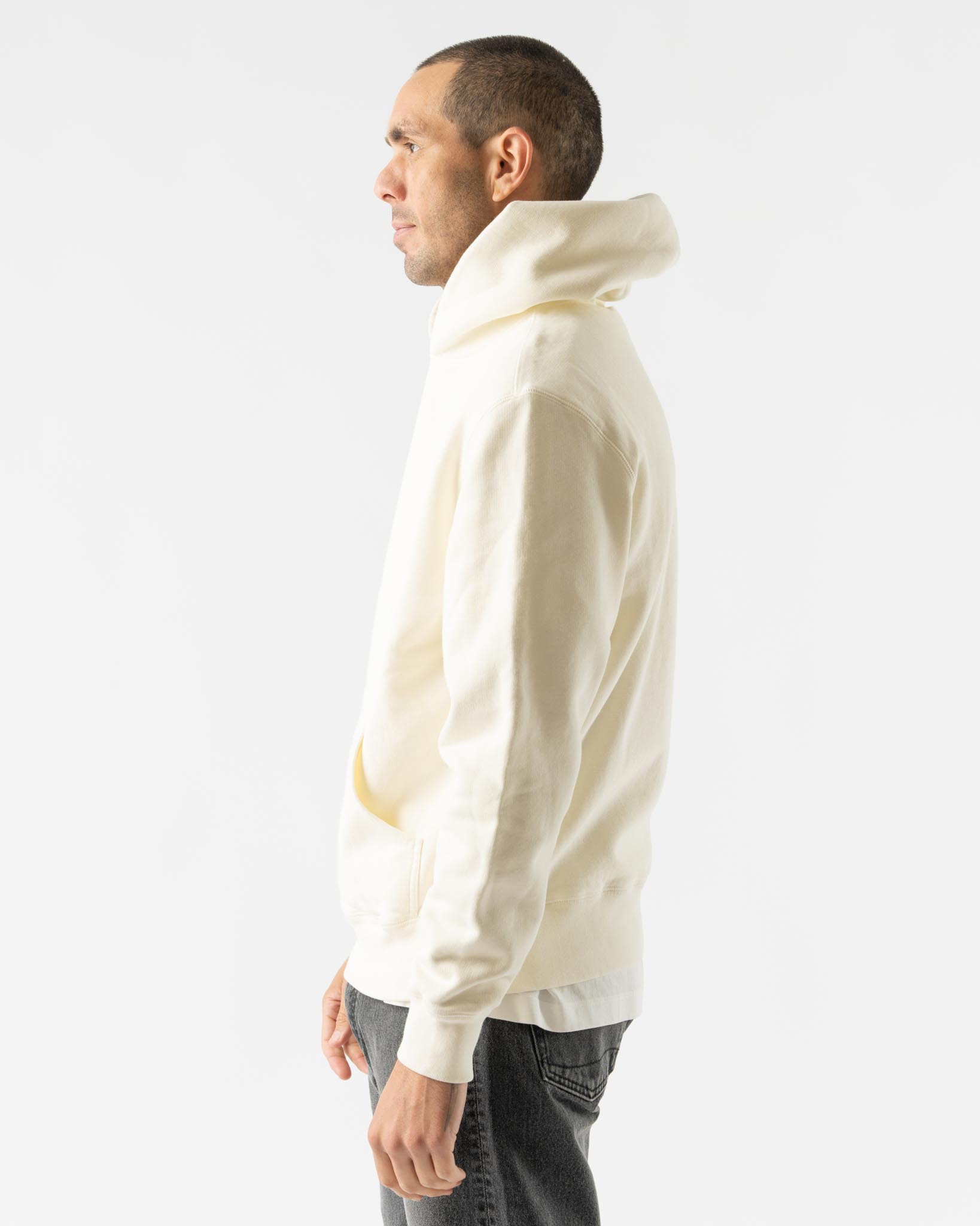 Knickerbocker Arctic Knit Hoodie in Milk