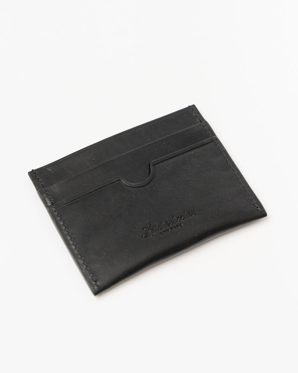 Knickerbocker Leather Card Case in Black