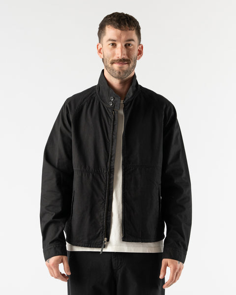 Knickerbocker Manchester Cavalry Twill Jacket in Black Curated at