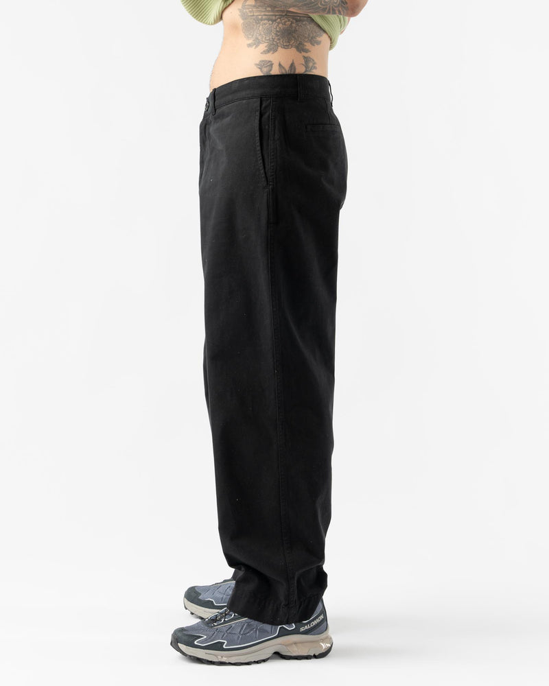 Knickerbocker Staff Chino Twill Pant in Black