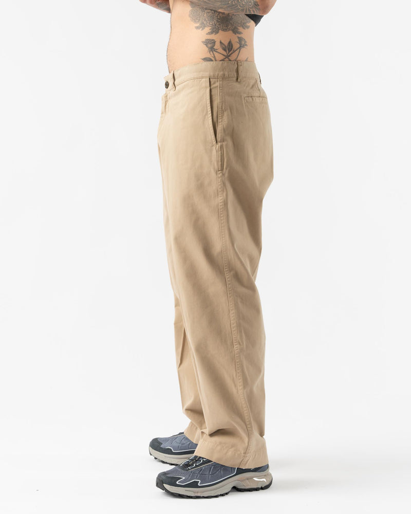 Knickerbocker Staff Chino Twill Pant in Khaki