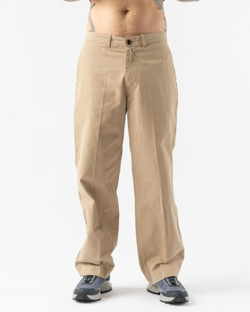 Knickerbocker Staff Chino Twill Pant in Khaki