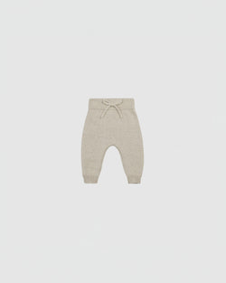 Quincy Mae Knit Pant in Heathered Ash