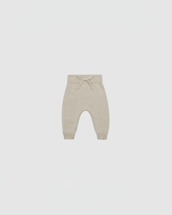Quincy Mae Knit Pant in Heathered Ash