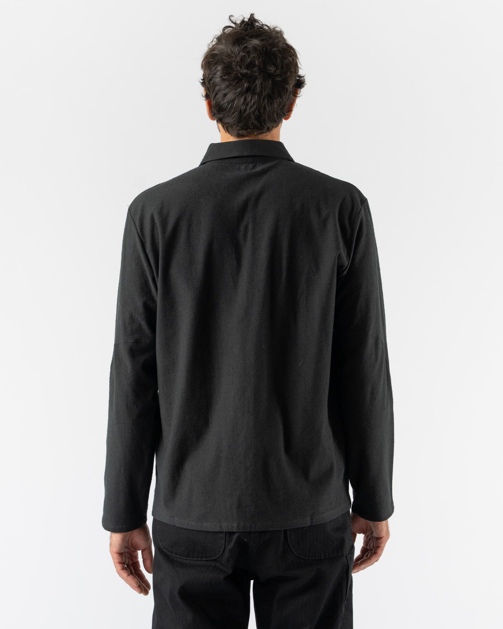 Lady White Co. Two Button Nep Polo in Shadow