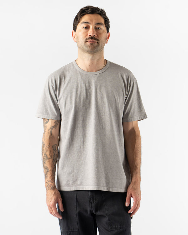 Lady White Co. LW101S Our T-Shirt in Oak & Iron Hand Dyed