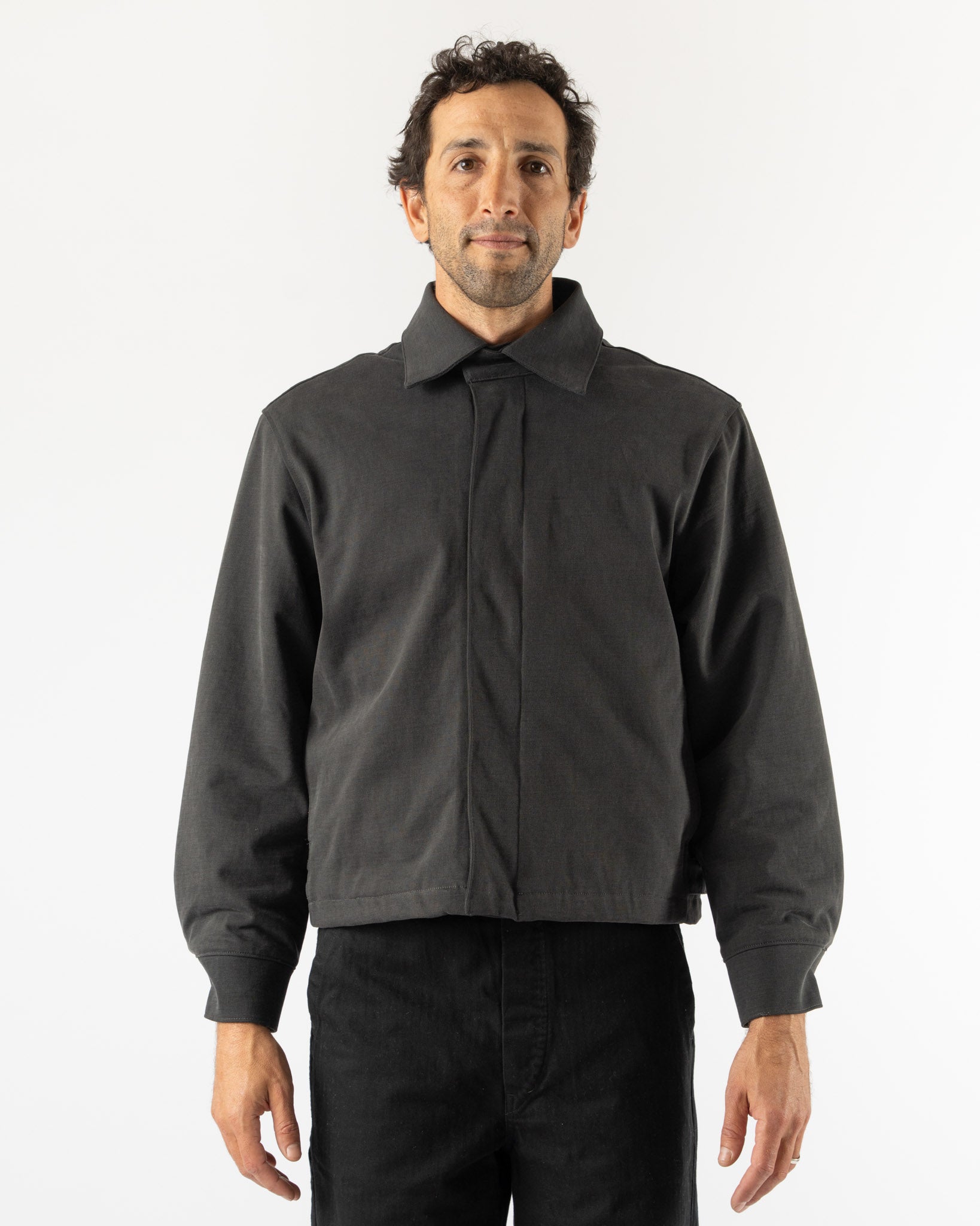 Lady White Co. Loma Blouson in Charcoal