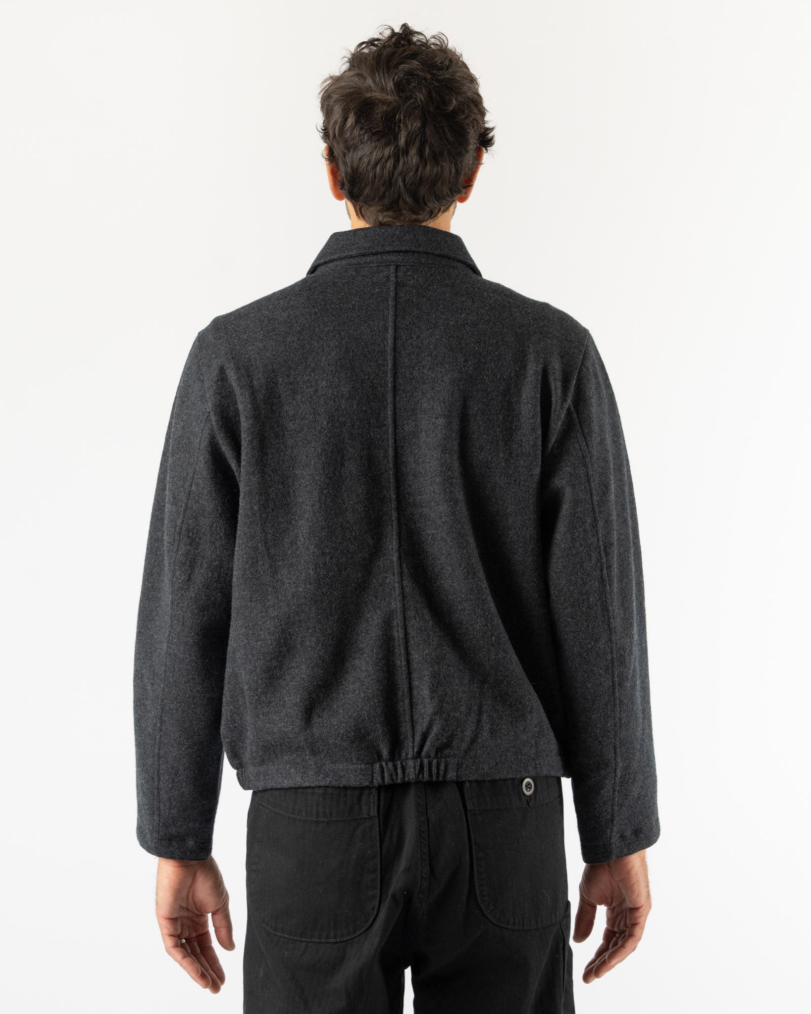 Lady White Co. Loma Blouson in Charcoal