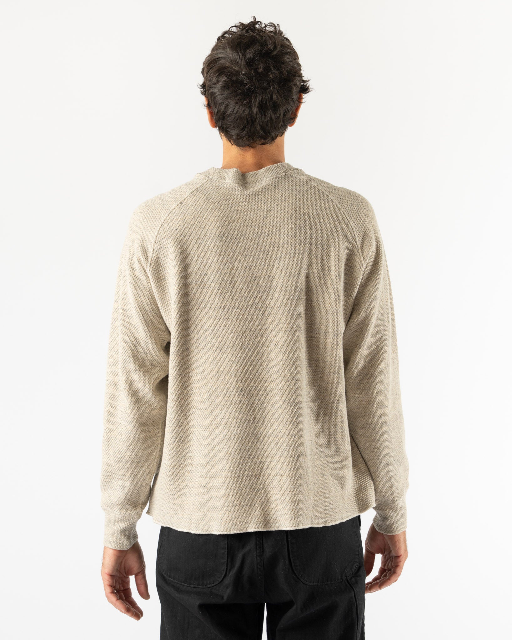 Lady White Co. Raglan Thermal in Oatmeal