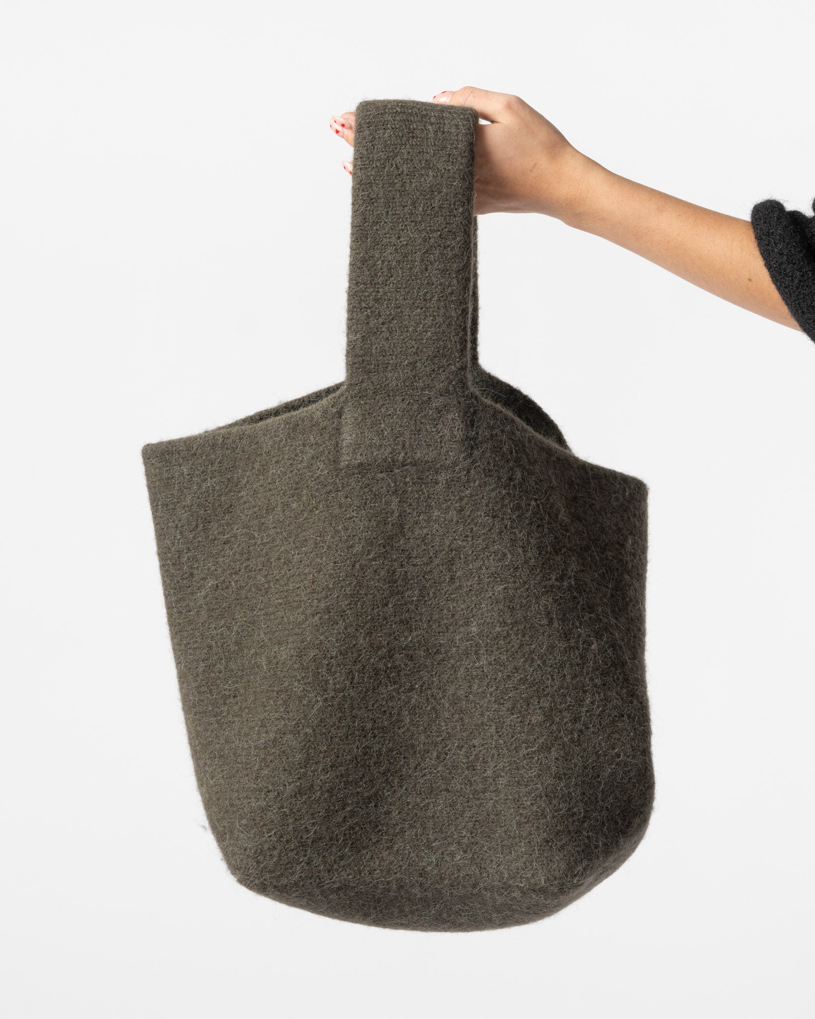 Lauren Manoogian Knit Bucket in Coal