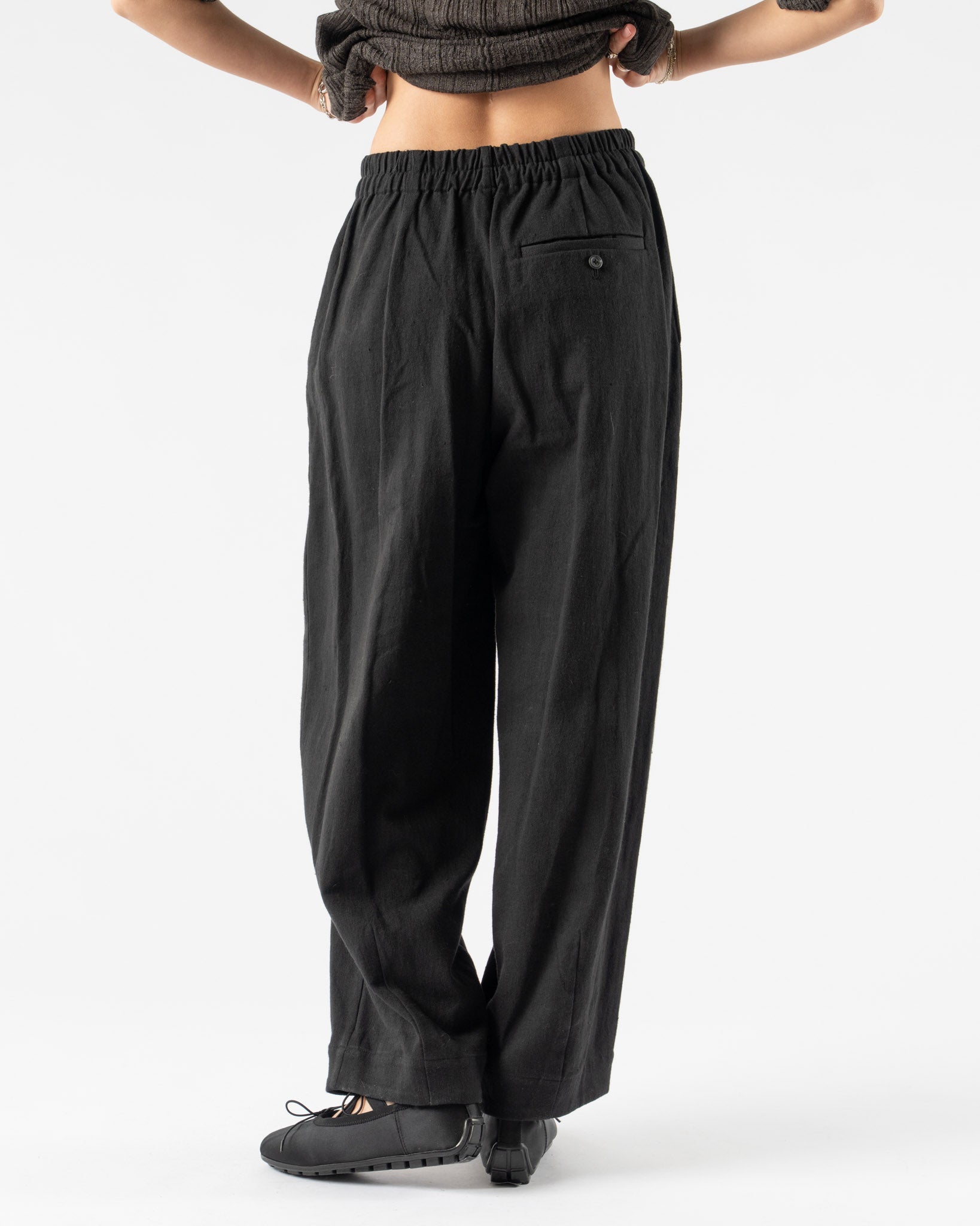 Lauren Manoogian Matte Pants in Black