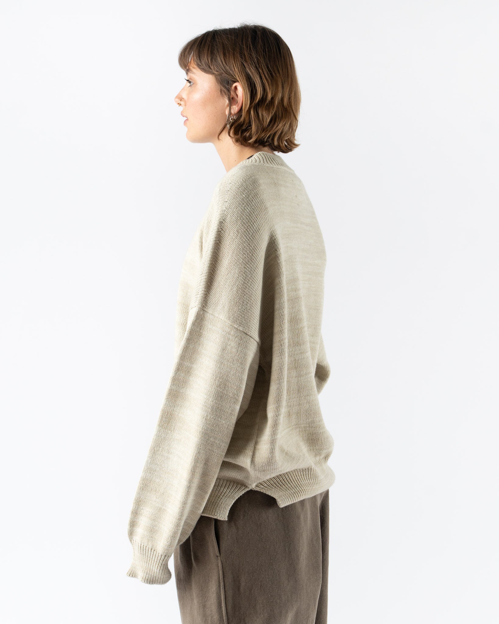 Lauren Manoogian Watercolor Crewneck in Parchment