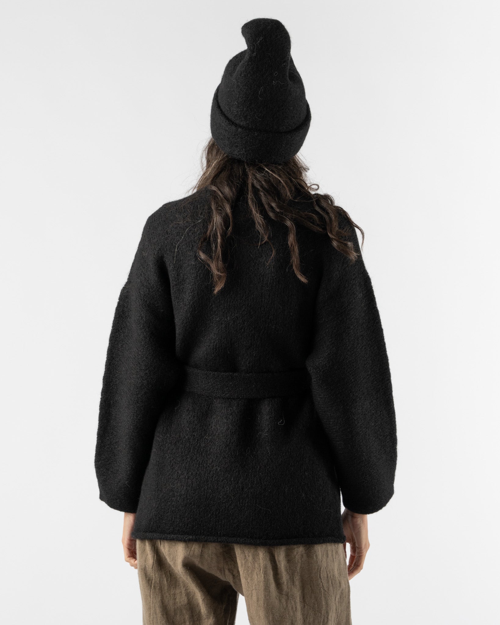 Lauren Manoogian Coto Cardigan in Black Curated at Jake and Jones