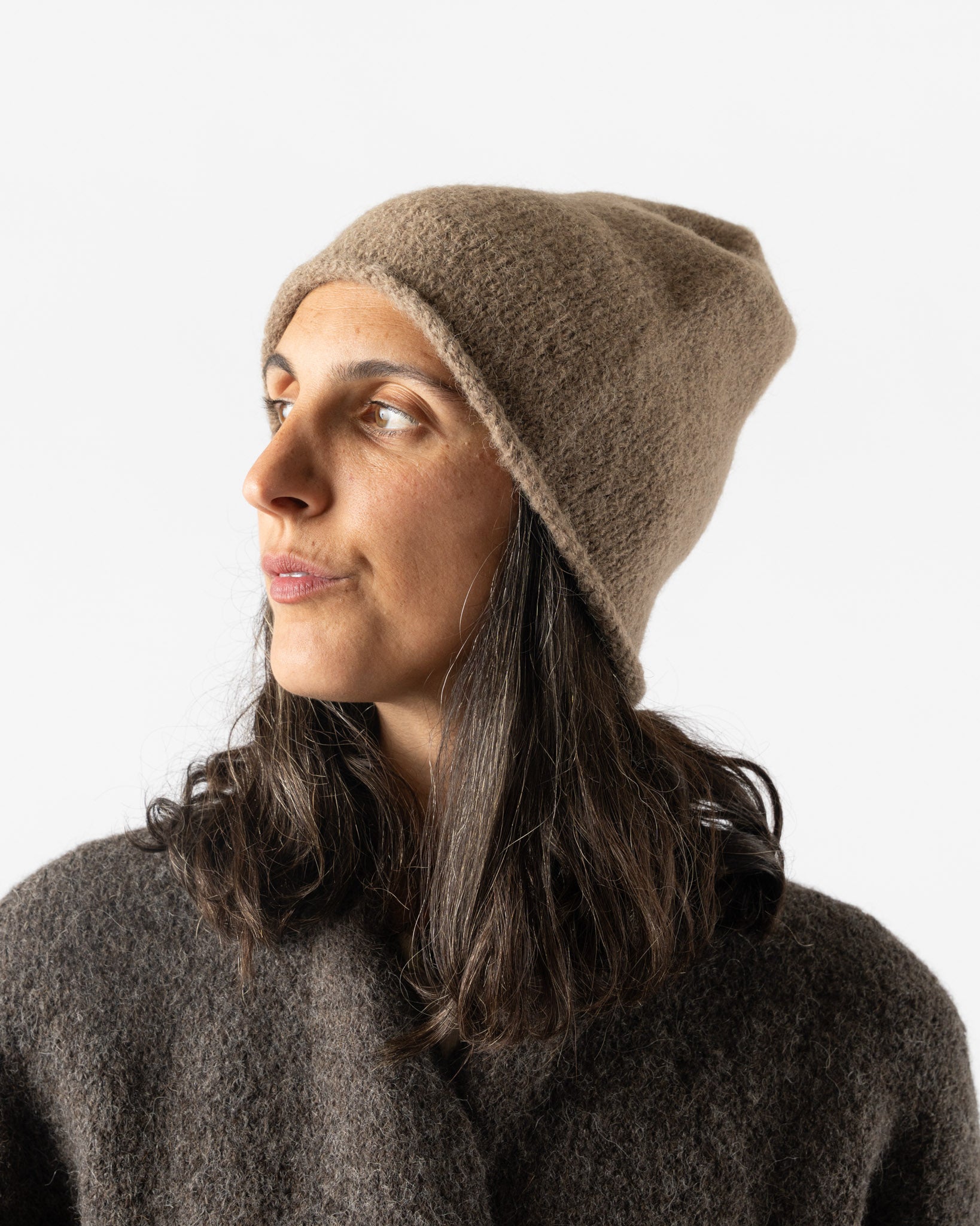 Lauren Manoogian Crown Beanie in Tobacco