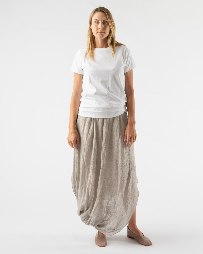 Lauren Manoogian Gauze Twist Skirt in Ash