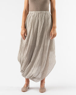 Lauren Manoogian Gauze Twist Skirt in Ash