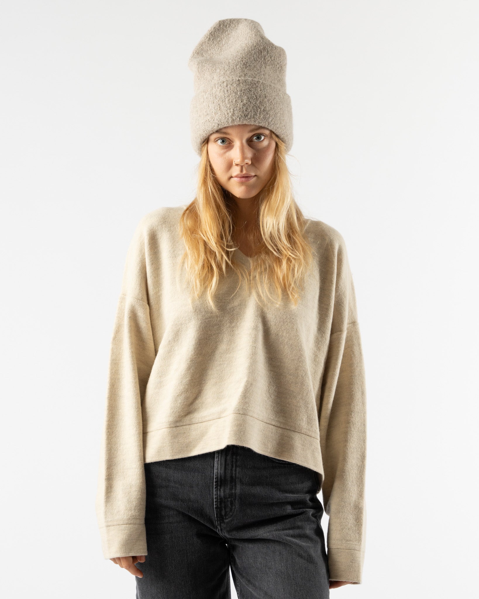 Lauren Manoogian Carpenter Hat in Dust Curated at Jake and Jones