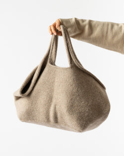 Lauren Manoogian Knit Market Tote in Dust Curated at Jake and Jones